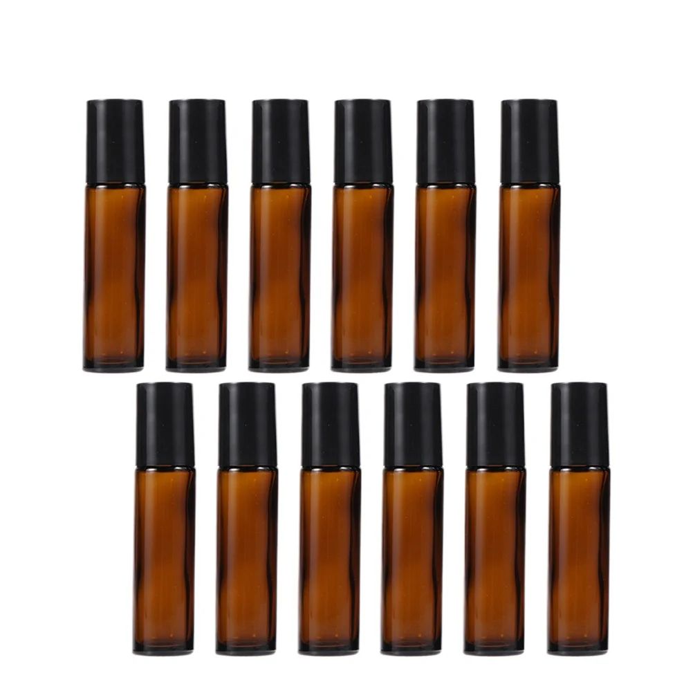 

12 Pcs Container Roller Ball Bottle Set Bottles Glass Dropper Essential Oil Cosmetics Contianer Travel