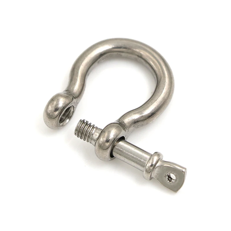 Grilhão de aço inoxidável 304, Parafuso Pin, Bow Rigging, 5Pcs