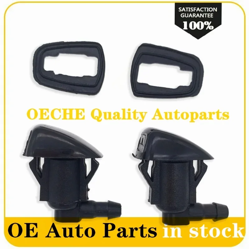 Toyota E120 Corolla Camry Sienna Avensis T25 Corsa XV30 Hilux 85381-AE020 용 2Pcs 자동차 앞 유리 워터 스프레이 와이퍼 노즐