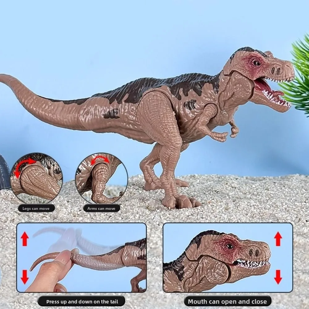Plastic Simulation Dinosaur Action Figures Handmad Statue Realistic Dinosaur Model Toy Collectible Animals Figure