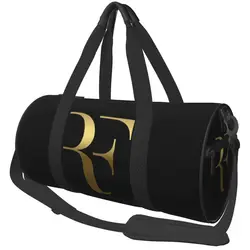 RF Roger Federer Duffel Bag for Men Women Tennis Lover Gym Fitness Bags with Pocket for Travel