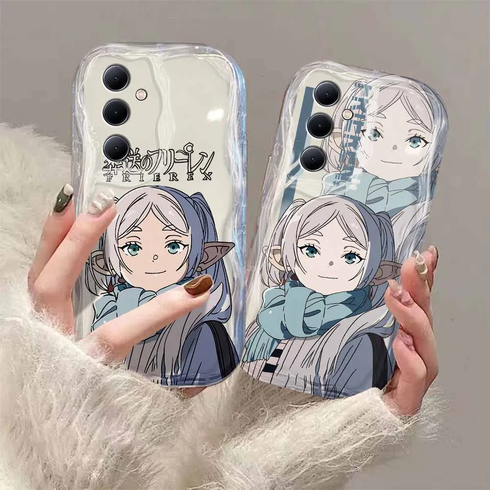 Anime Frieren Beyond Journeys End 3D Wave Case For Xiaomi Mi 14 12 12T 11 Lite Poco M6 X6 X5 X4 F4 X3 M3 Pro 4G 5G Soft Cover