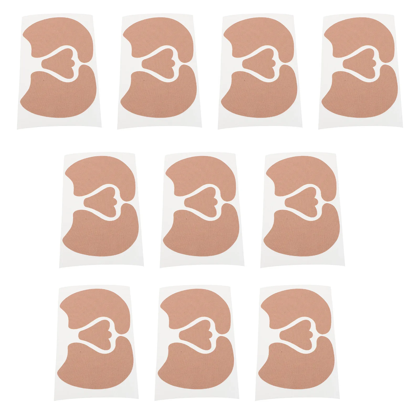 

10 шт. Водонепроницаемые защитные пластыри для носа от обморожения для активного отдыха, катания на лыжах и сноуборде в холодную погоду