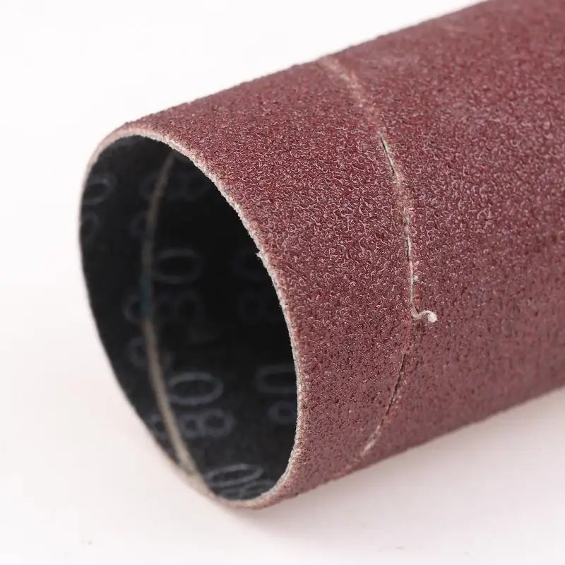 80 150 240 Grit Sandpaper Drum Sleeves for Rotary Tools Durable Abrasive for Fine Finishing Polishing