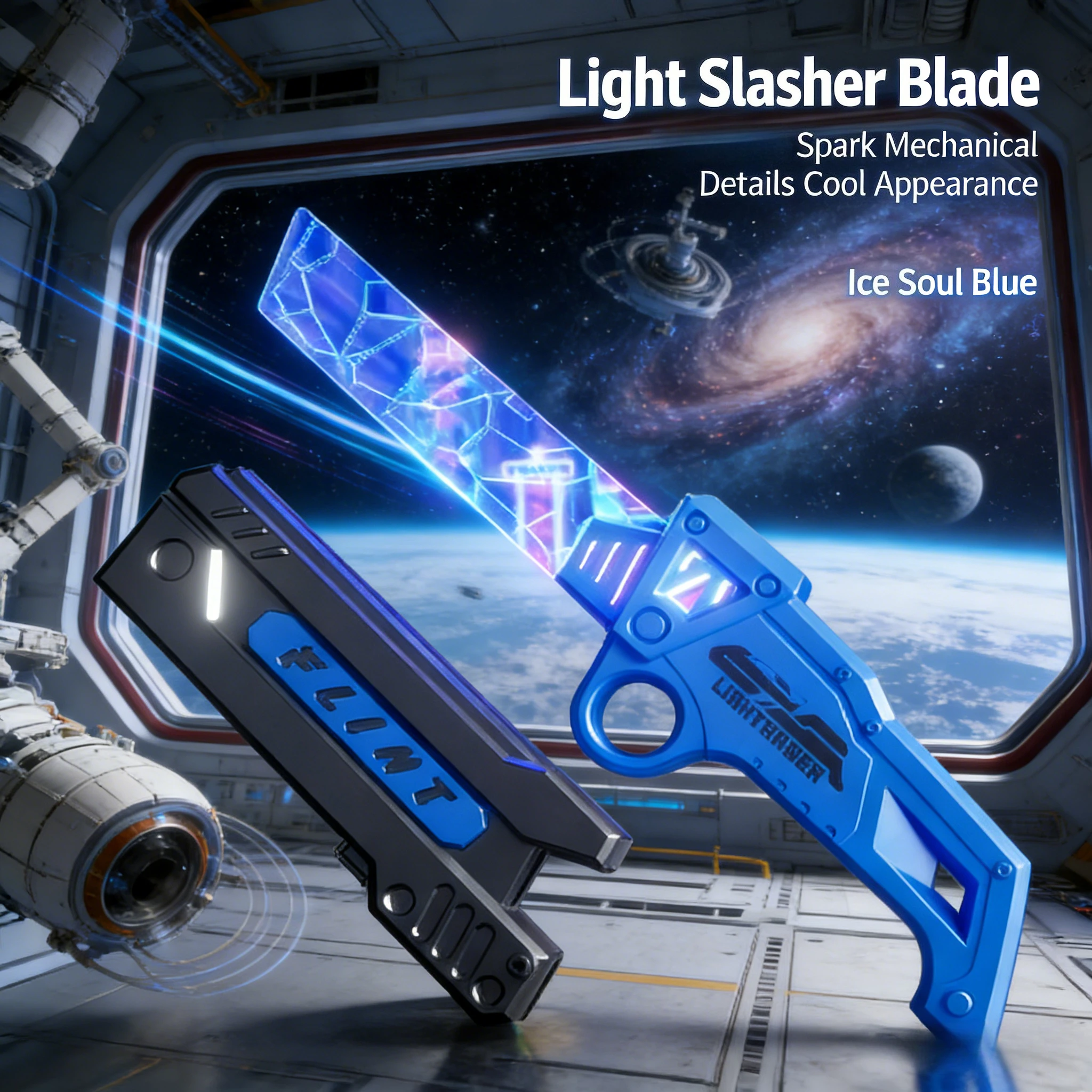 🗡️   Sabre de luz iluminado Spark & Spray |   Espada brilhante de fogo – Brinquedo interativo para crianças que aumenta o cérebro