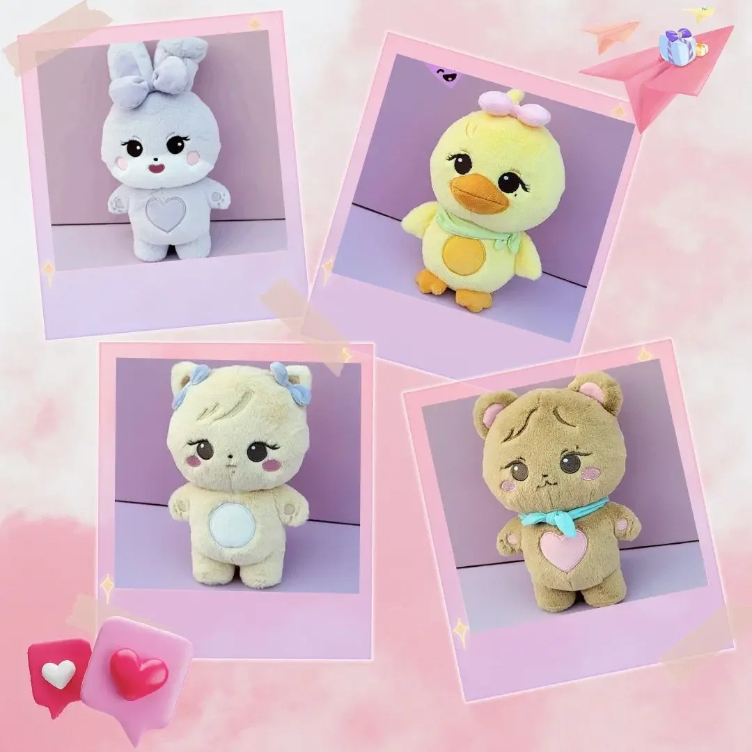 New Pink Plush Doll BORN PINK World Tour Official Plushies Jennie Lisa Rose Jisoo Kawaii Stuffed Animals Toys good quality