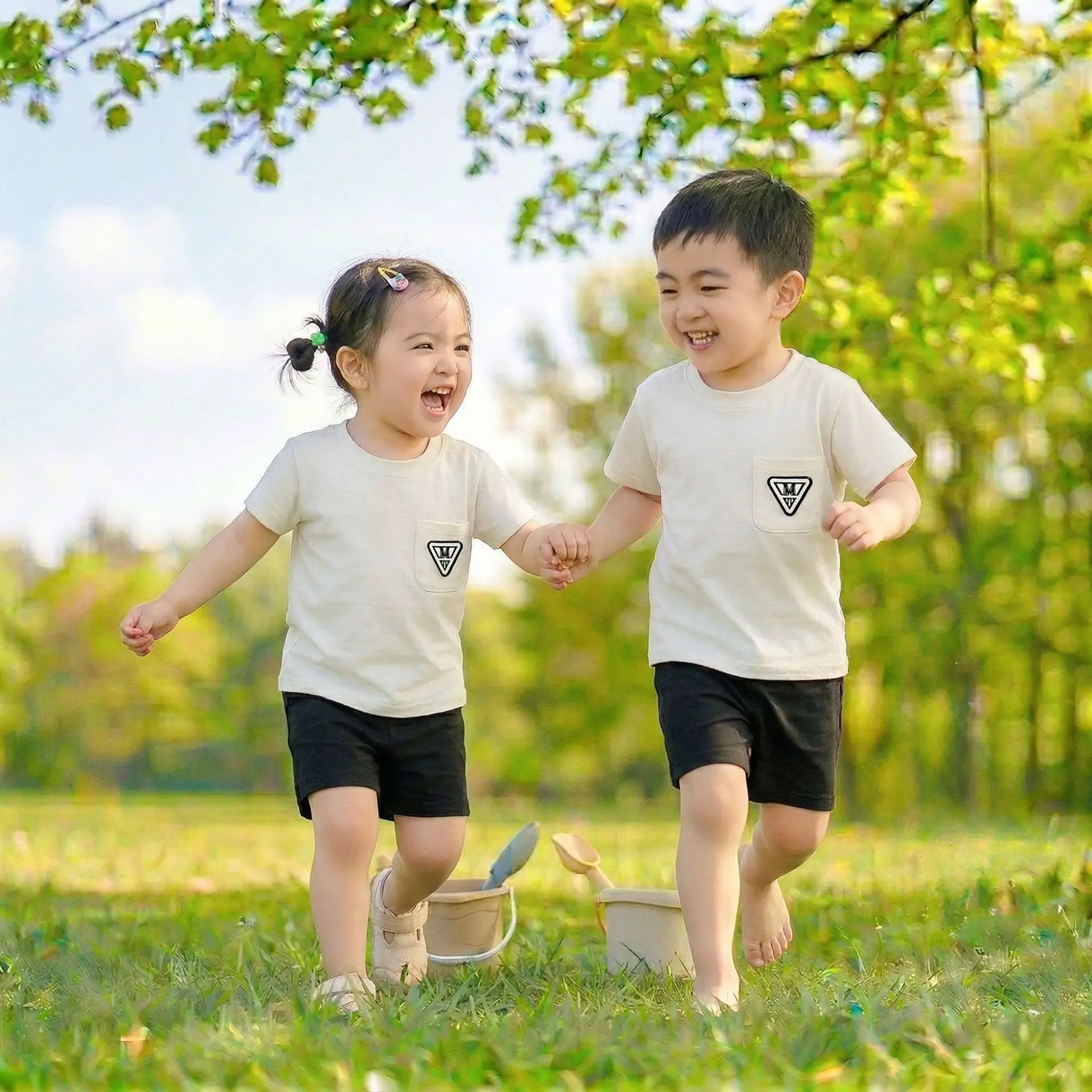 2PCS/Set Children's Short Sleeve T-shirt Summer New Boys' To