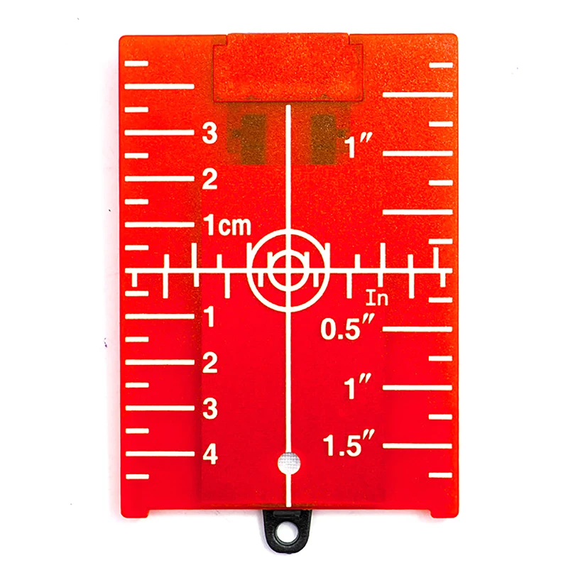 11.5cmx7.4cm Inch/cm Laser Target Card Plate For Green/Red Laser Level Suitable For Line Lasers