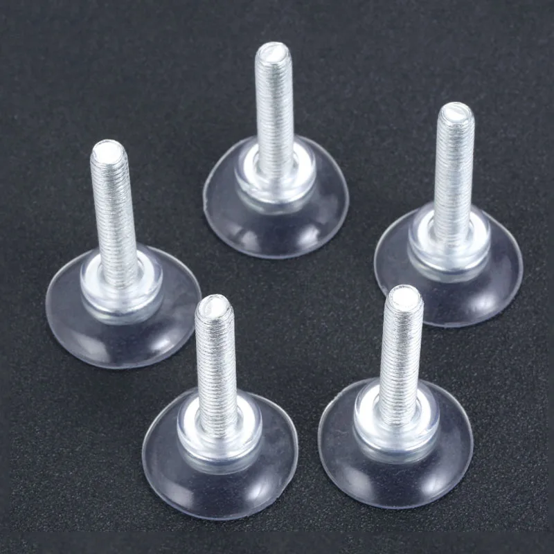 Transparent M6/M8 Screw PVC Suction Cup Wall Hook Sucker Suckers Turn Nut Glass Table Tops Storage Tool Hooks