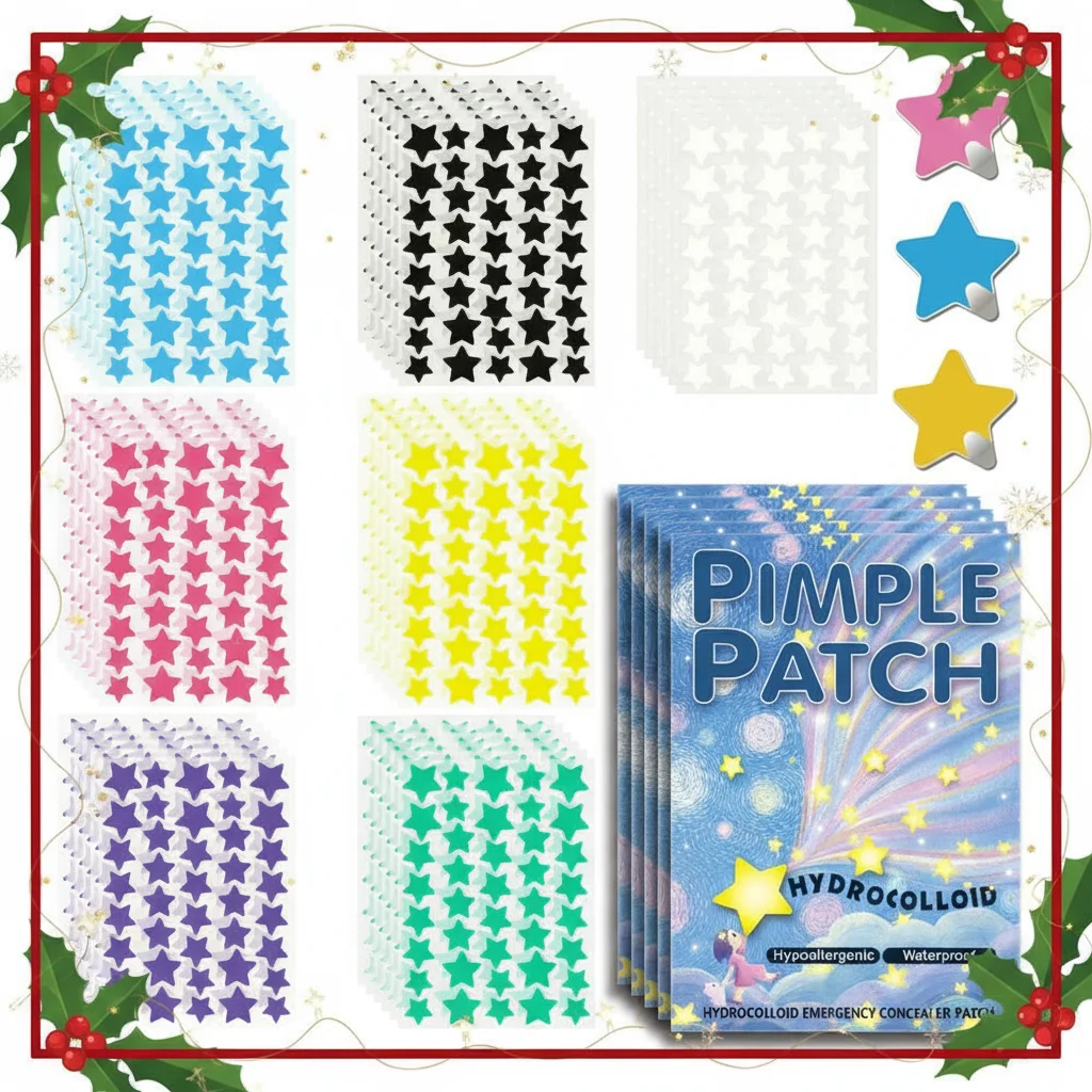 1400 قطعة سعة كبيرة ستار حب الشباب التصحيح غير مرئية المخفي مكافحة حب الشباب بقع الغروانية المائية غطاء البقع علامات ماكياج أداة