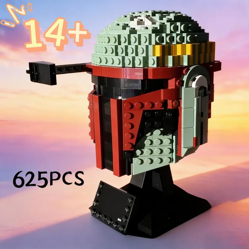 

625PCS Disney Star Plan SpaceShip Boba DIY Assembly Helmet Model Building Blocks Bricks Toys For Kids Christmas Gifts Fit 75277