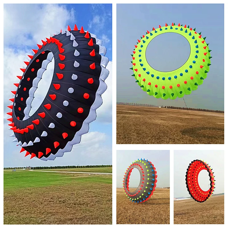 

500cm kite ring show kites pendant Flying kite air parachute wind sock kites professional big dragon fly all kites flying dragon