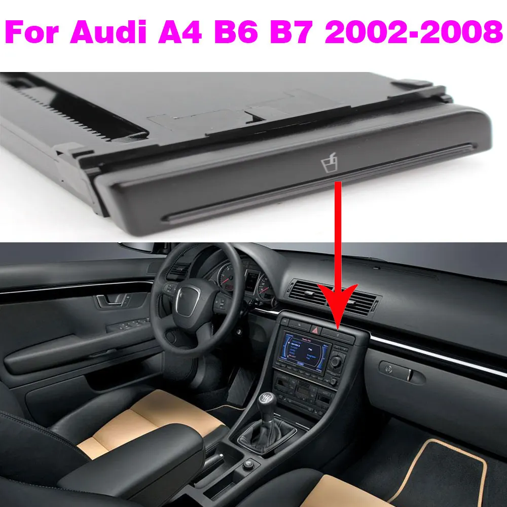 

LHD Front Dash Car Cup Holder Assembly Front Car Cup Holder Replacement For Audi A4 B6 B7 2002 2003 2004 2005 2006 2007 2008