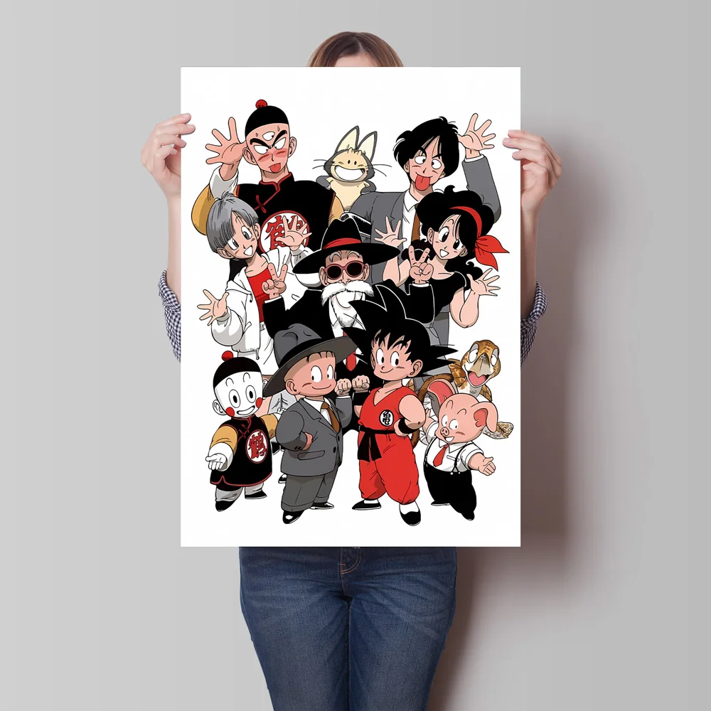 Hohe Qualität Leinwand Wand Kunst Dragon Ball Gohan Broly Hd Poster Drucke Klassische Action-figuren Cartoon Bild Dekoration Malerei