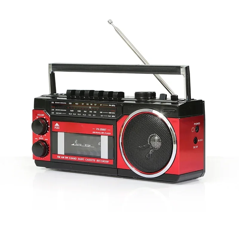

Hot sales New four-band antique old man recorder, tape player, radio USB SD card Bluetooth