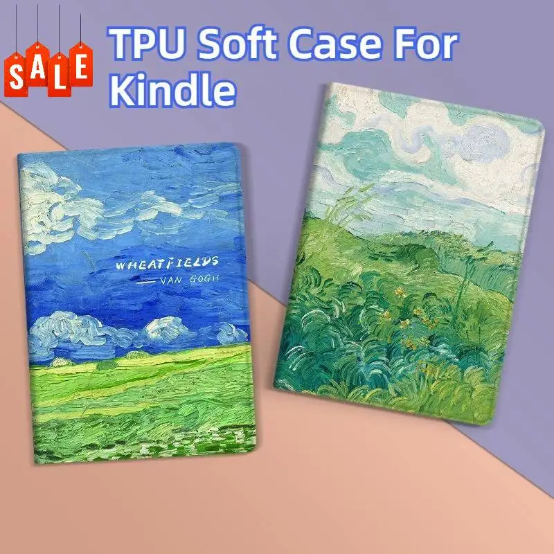 

Красочный чехол из искусственной кожи Funda 2024 2022, мягкий чехол из ТПУ для Kindle 11-го поколения, чехол для автоматического пробуждения, сна, 6 дюймов, электронная книга RS23CV C2V2L3