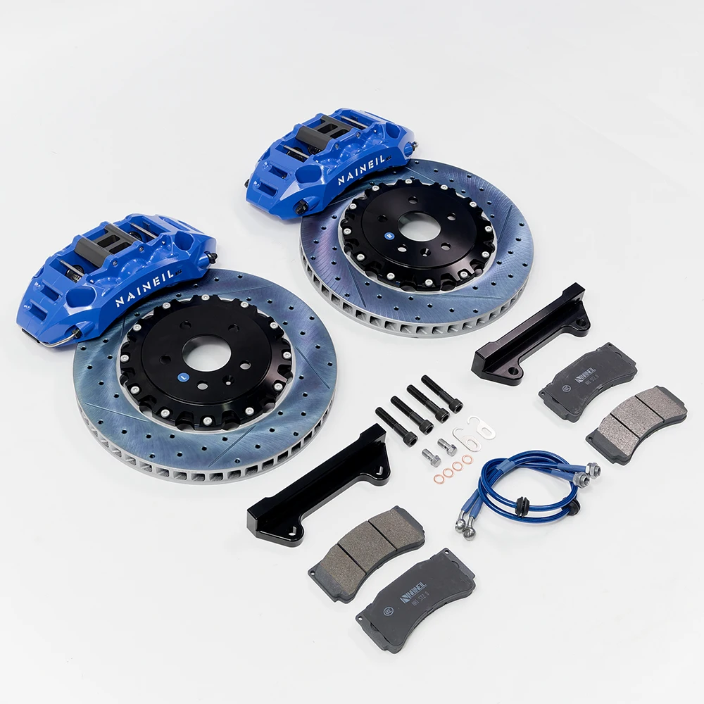 Performance Auto Brake Systems 6 Piston Forged Calipers Big Brake Kit for VW Golf 7R MK6 GTI MK5 R32 #5