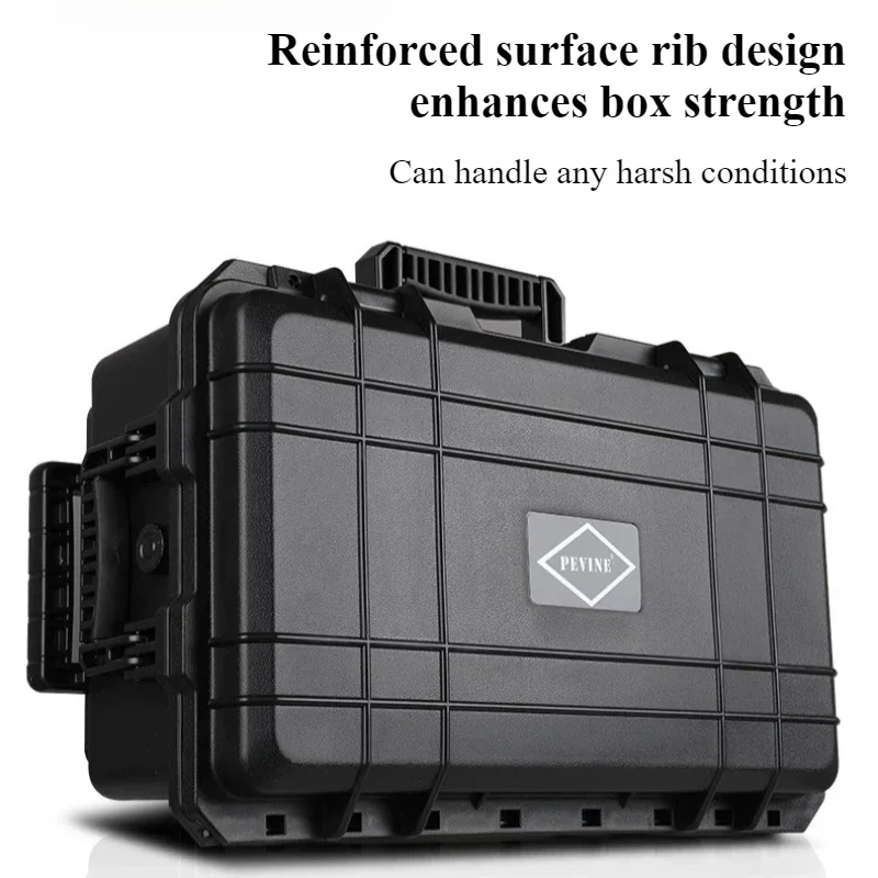Waterproof Trolley Case Safe Equipment Protective Box Drop-proof Instrument Storage Box Large Capacity Tool Organizer Case