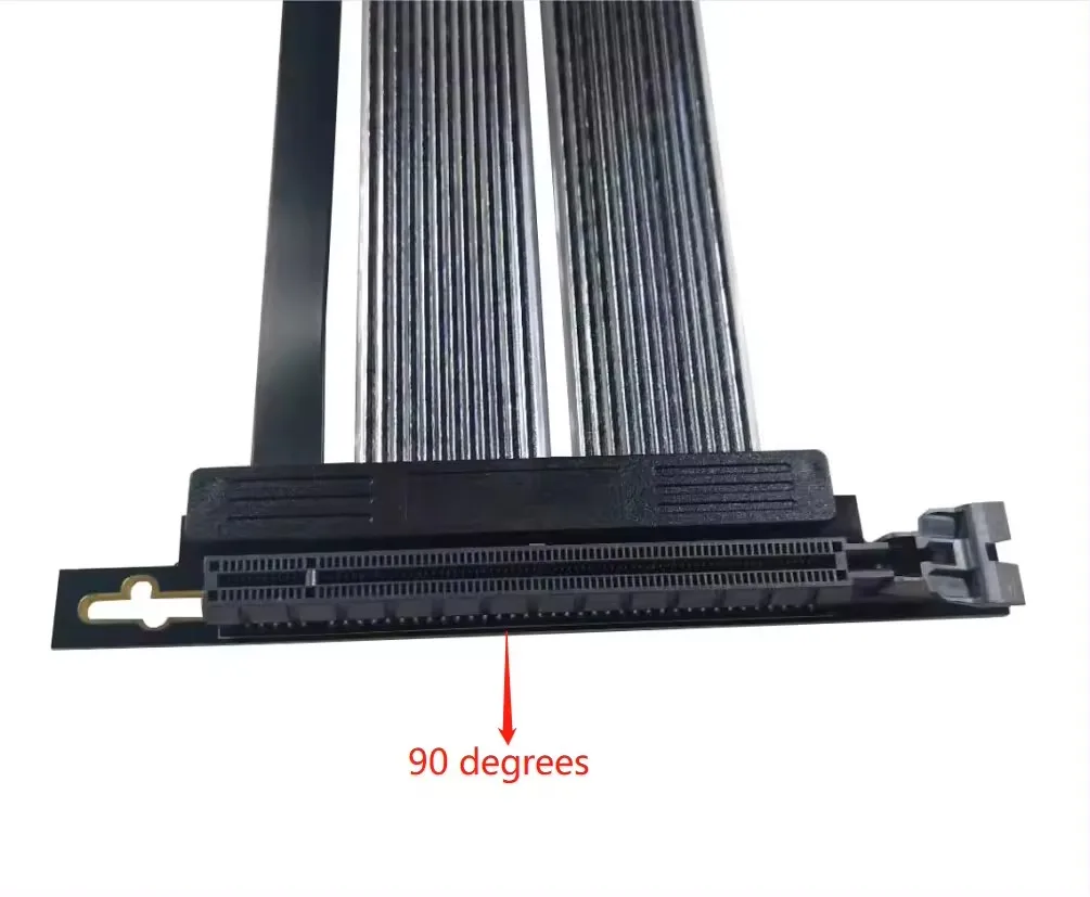 4.0 PCIE-Verlängerungskabel 90/180 Grad PCIe-Riser-Kabel 16x PCI-E 16X Flexibles Verlängerungskabel 30 cm/40 cm/50 cm/60 cm