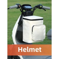 Large Size Waterproof Motorcycle Helmet Bag Front Storage Pouch for Yadea Aima Raincoat Storage Nylon Material Made in China