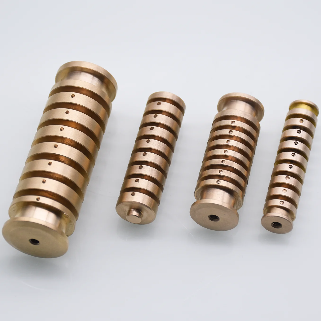 Professional Factory Custom Metal Precision Machining Bronze Brass Irregular Thread CNC Turning Angled Hole Processing