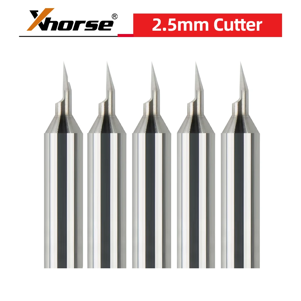 

5pcs/lot Xhorse XCCD30GL 2.5mm Engraving Cutter For Engraving On Key Blanks Work with Xhorse Condor XC-Mini Plus II