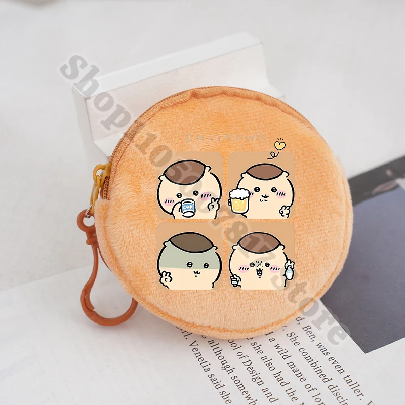 Portamonete in peluche per bambini Cartoon Chiikawas Anime Portafoglio carino Borsa per soldi moda per bambini Accessori Custodia portaoggetti Porta carte Regali