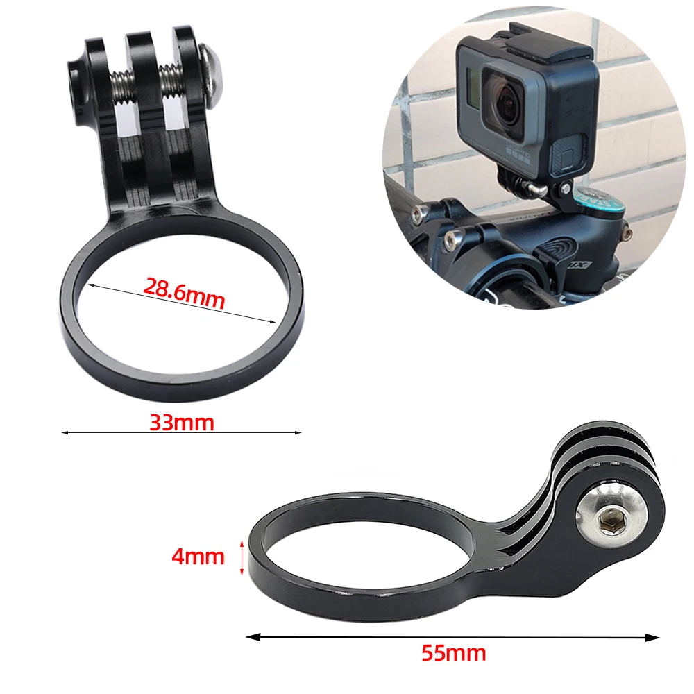 Aluminum Bike Bicycle Handlebar Mount Holder for Gopro 28.6mm handlebar Stem Sport Action Cameras base Accessories