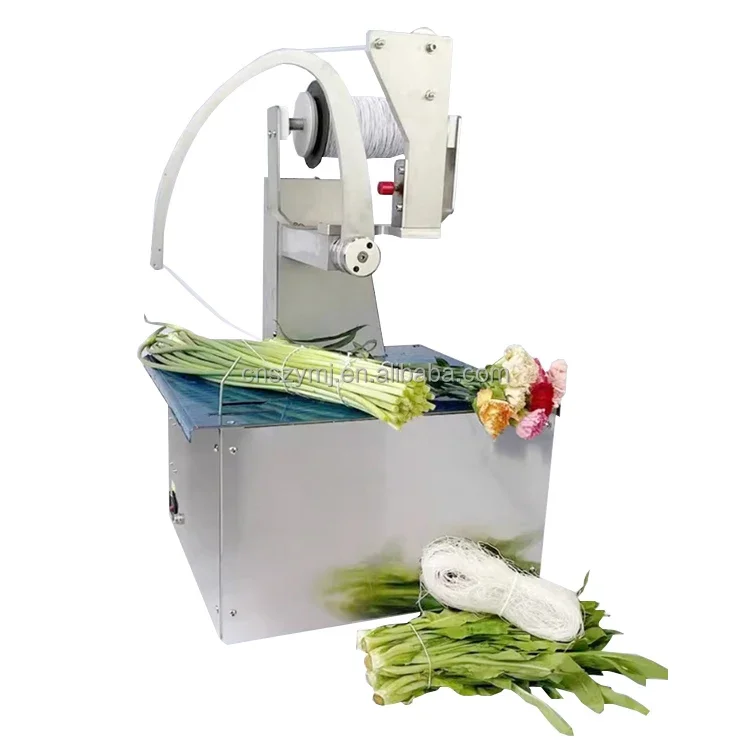 Vegetable Parsley Leek Strapper Bundling Machine Automatic Flower Bundling Machine