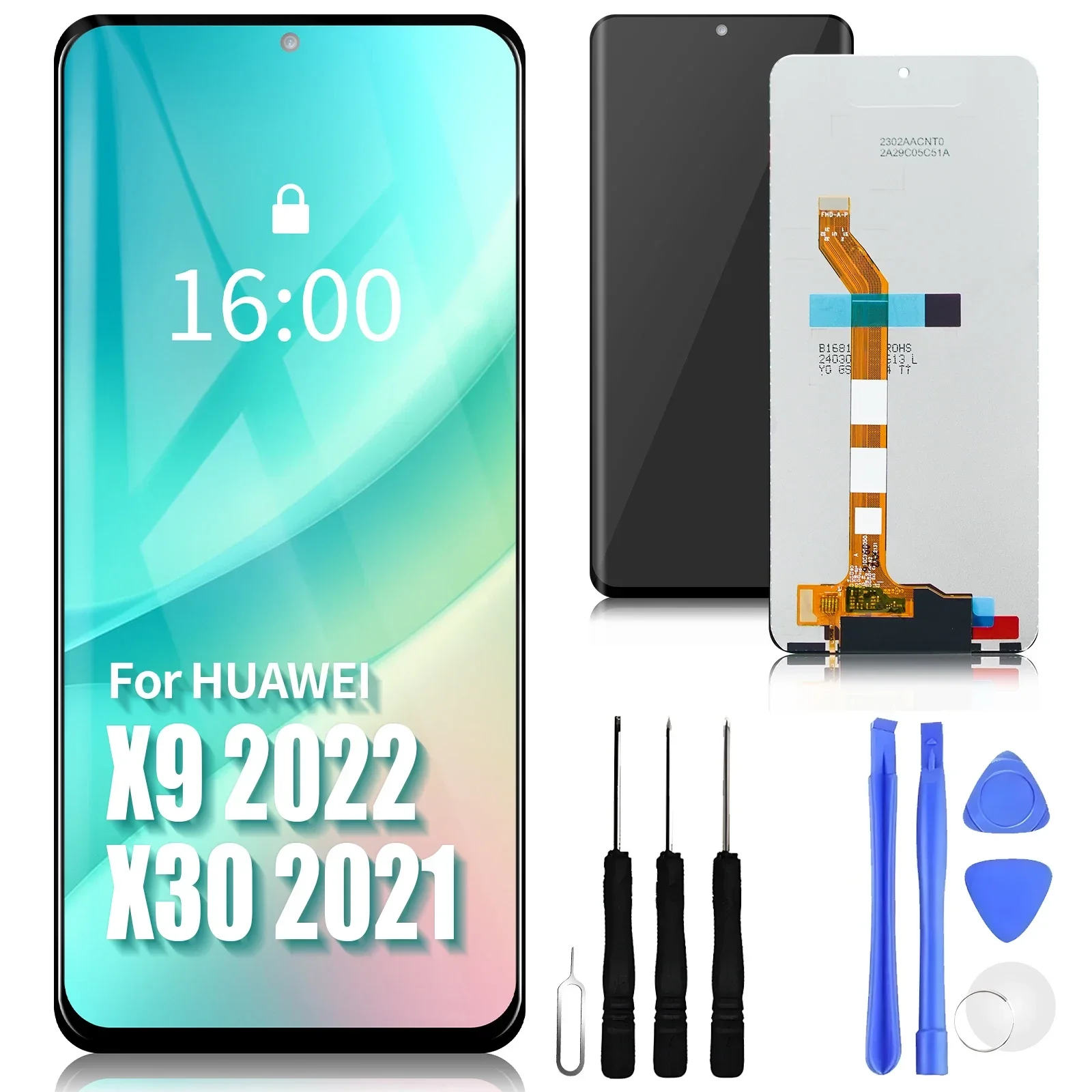 

6.81" For Huawei Honor X9 LCD Touch Screen Digitizer Assembly For Huawei Honor X9 5G LCD ANY-NX1 X30 2021 Replacement