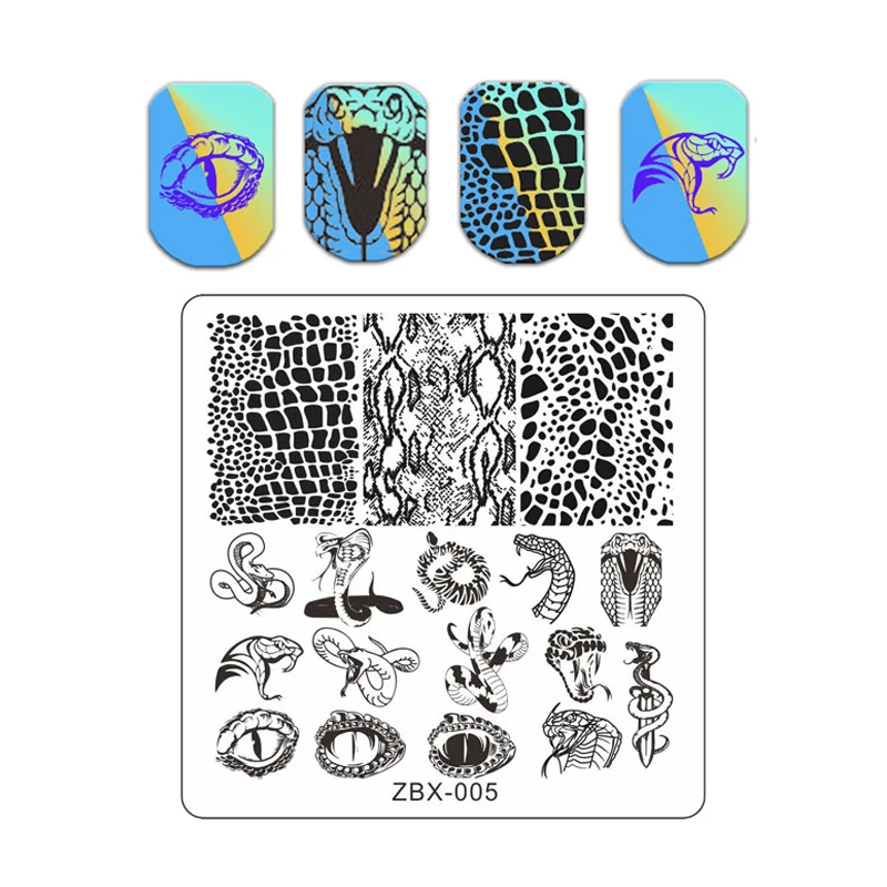 Lace Line Nail Stamping Plate fiori geometrici foglia ananas Fruit Stamp Template stampa Stencil Tools Heart Image Plates