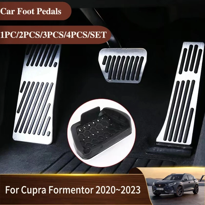 

Car Foot Pedals For Cupra Formentor 2020 2021 2022 2023 Non Slip Aluminum Alloy Car Rest Brake Pedal Cover Part Acessories AT MT