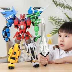 5 in 1 Dragon Force Transforming Robot Toy New Transformation Iron and Steel Feilong 2 New Targetmaster Figure Toys gifts