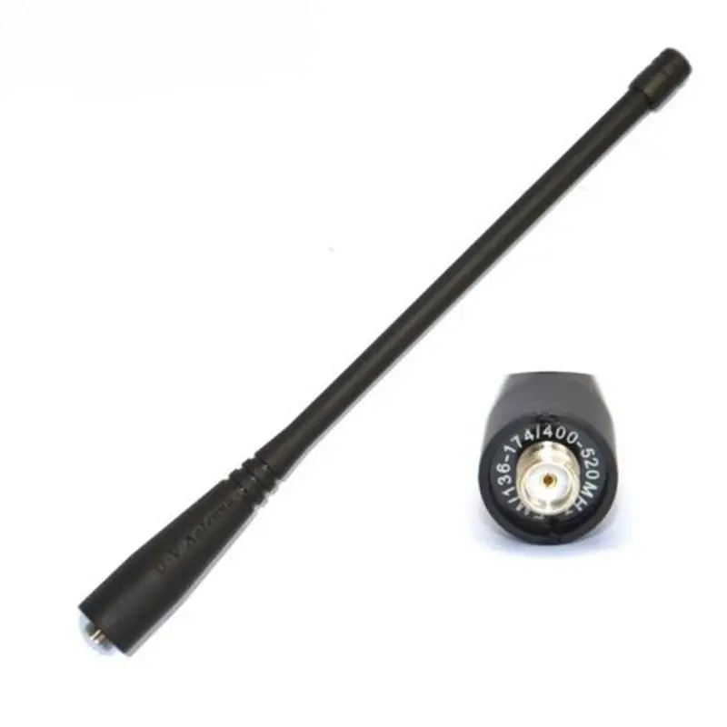 17CM Antenna SMA-Female Dual Bands for UV-82 UV-5R Walkie Talkies 136-174MHz&400-520MHz Lightweight