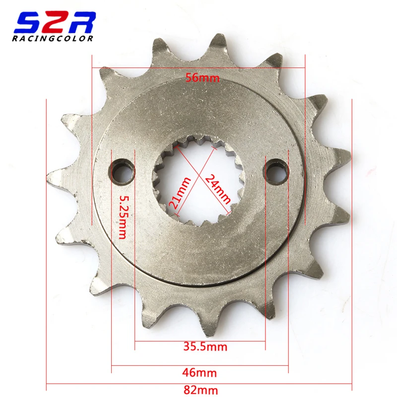 Motorcycle 40T Rear Sprocket Driven For HONDA FALCON NX400 NX 4 XR 400 NX4 15T Front Sprocket Drive 15 Tooth Off Road Bike