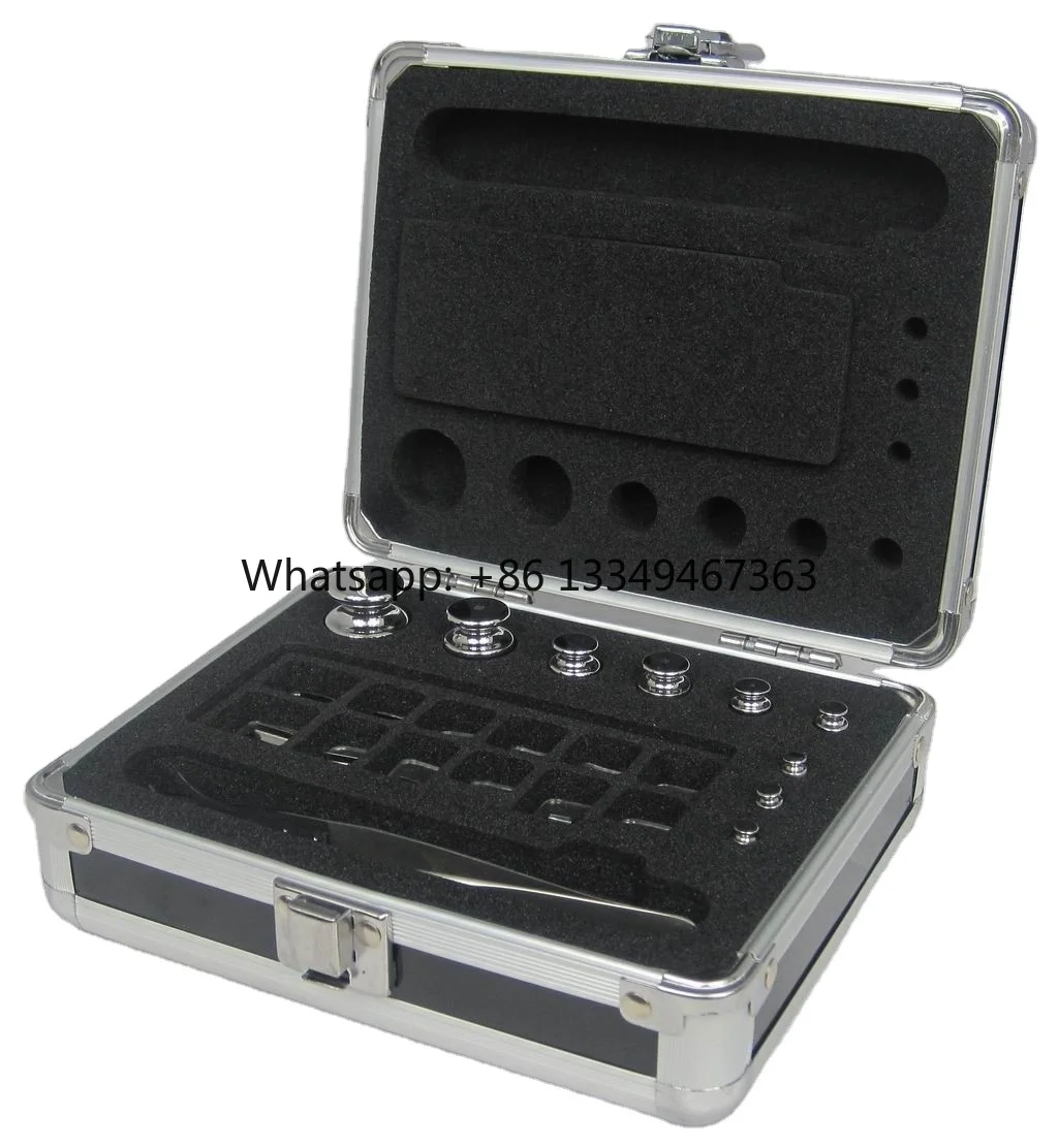 Customized Laboratory High Precision 1mg-100g 304 Stainless Steel Corrosion Resisting Cylinder Calibration Weight Counterweight