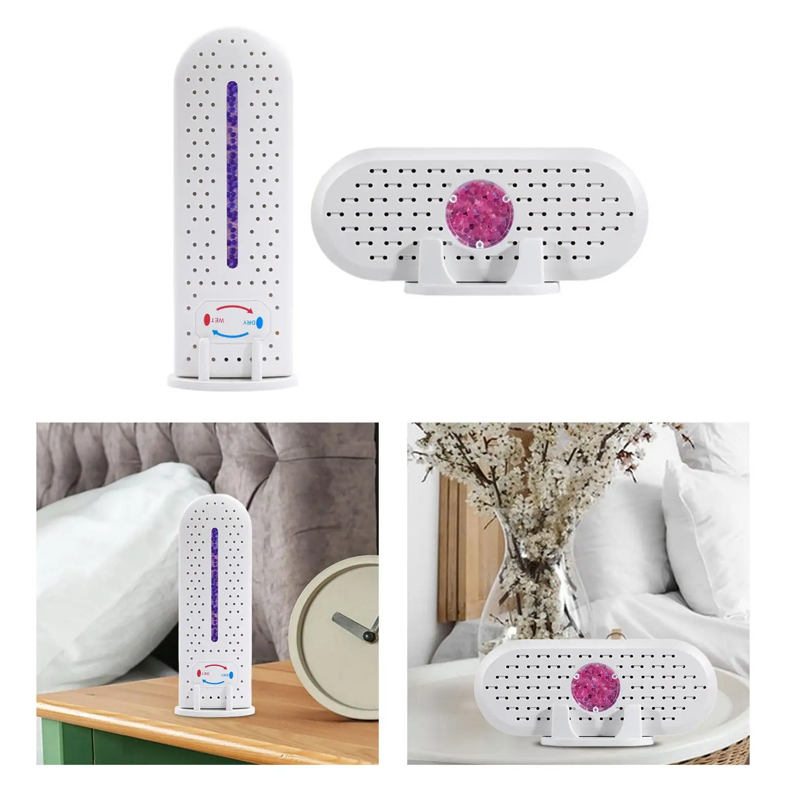 Wardrobe Moisture Absorber Recyclable Reusable Dehumidification Indoor Air Dehumidifier for Dorm Bedroom Bathroom Car Cupboard