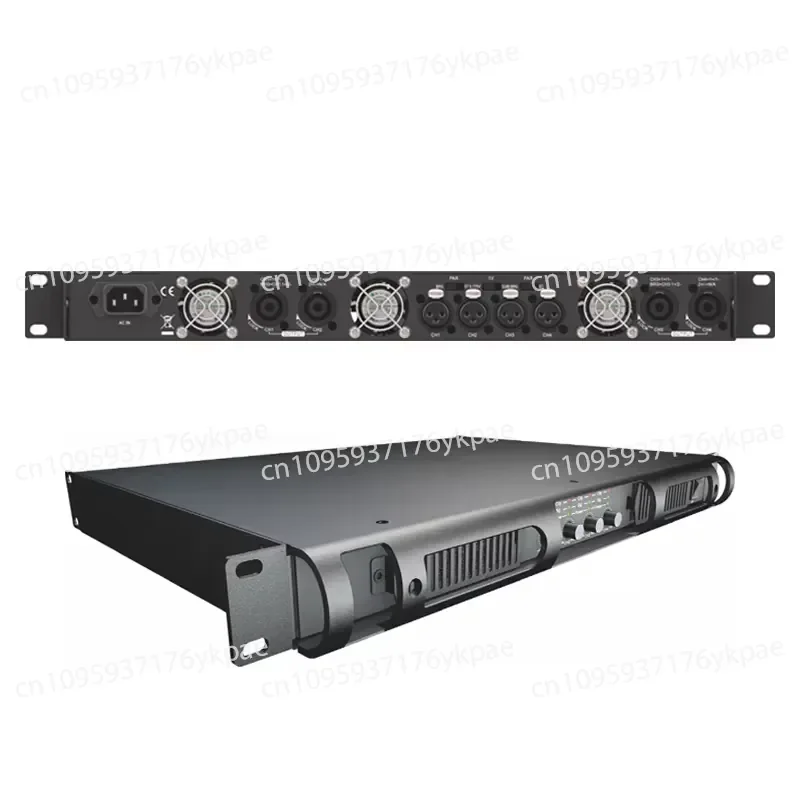 4-Channel Audio Power Amplifier Karaoke Stage Audio Speaker System Power Amplifier