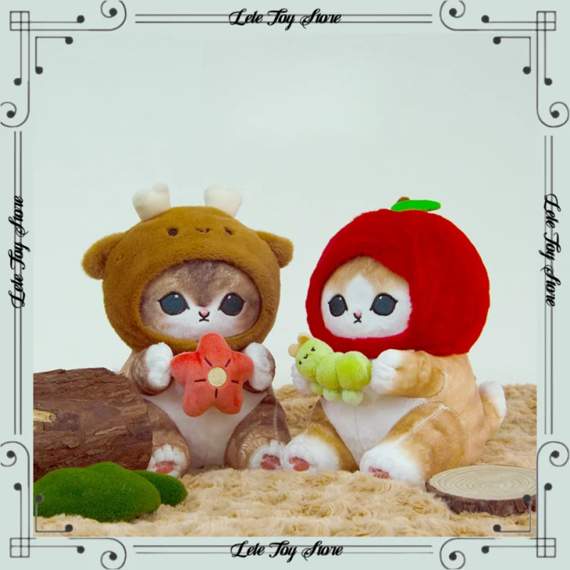 Lucky Kawaii Apple Pluszowa lalka Shark Cat Doll Ozdoba dla mężczyzn i kobiet Prezenty urodzinowe Kreatywna miękka poduszka Zabawki z kreskówek