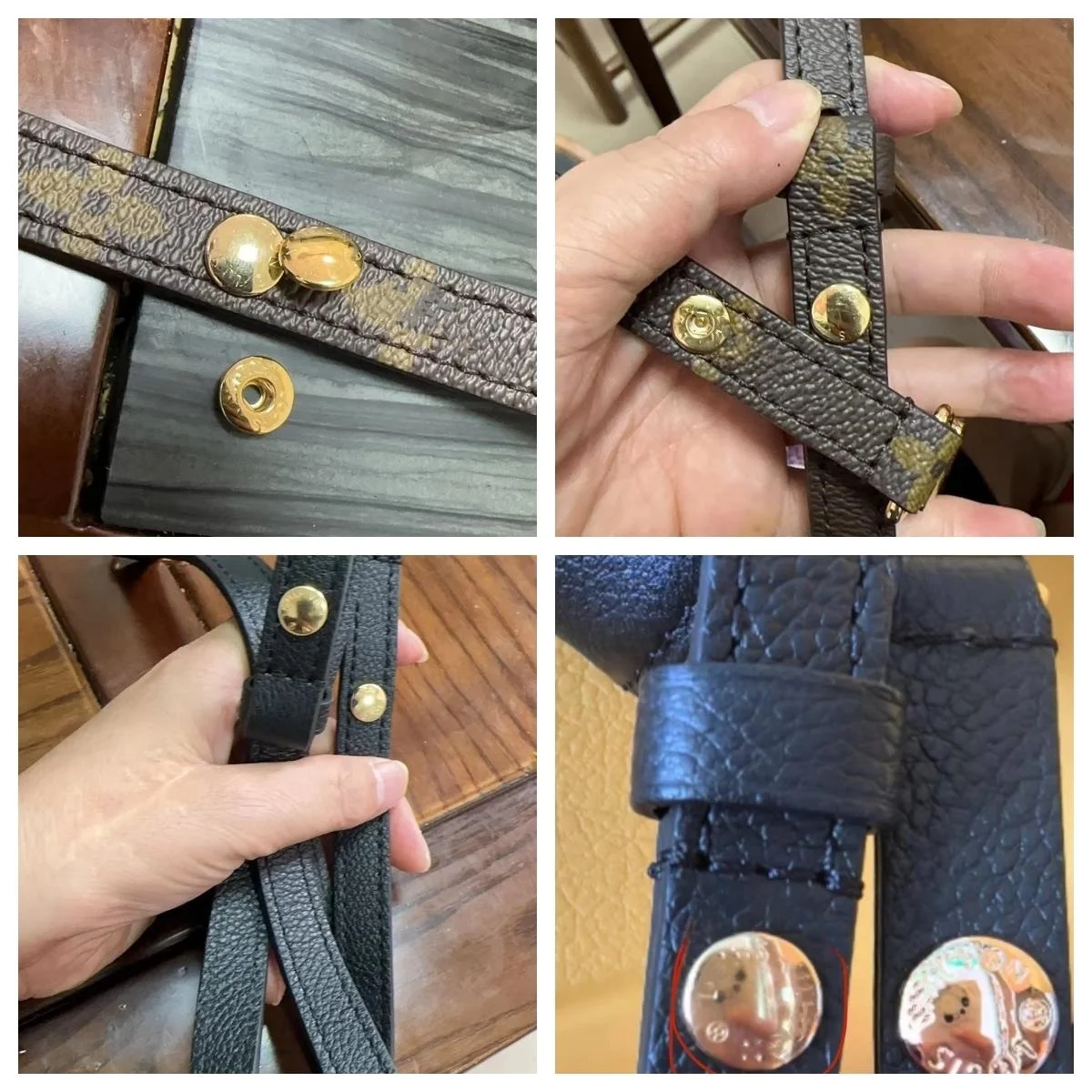 

LV Bag Strap Repair Emergency Button Dfy Little Menger Buet Moon Strap Hardware Accories Suitable for oulder Strap