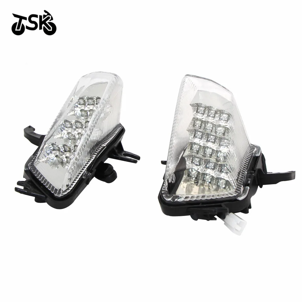 For Kawasaki Ninja Z 1000SX Z 1000 SX 1000 R 2011-2014 2012 2 Wires Front LED Turn Signal Indicator Lamp Motorcycle Accessorie