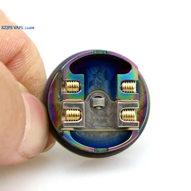 Электронная сигарета Phobia V2 RDA 24 мм бак одна катушка или две катушки 810 смолы капельного наконечника Vape аксессуары распылитель Rda