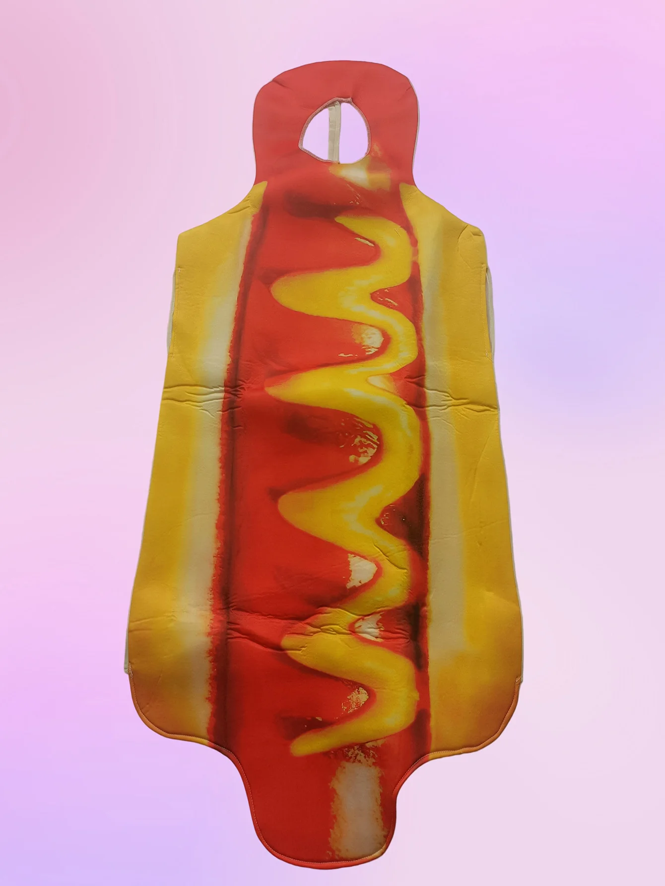 Halloween Kids Hot Dog Costume Funny Food Shaped Party Cosplay Sleeveless Outfit