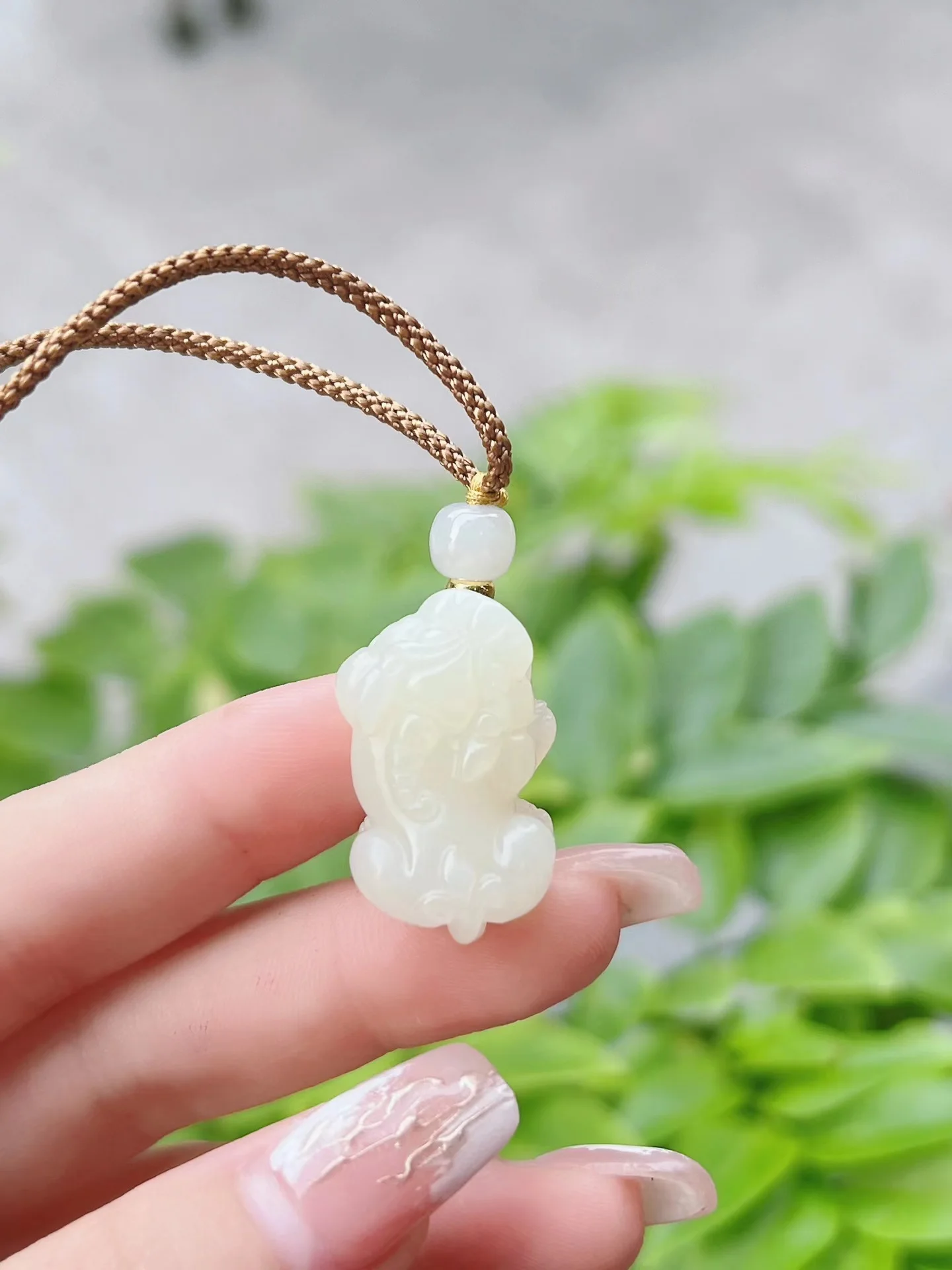 

Exquisite Hetian Fortune-producing Pixiu Pendant Jewelry 8004#