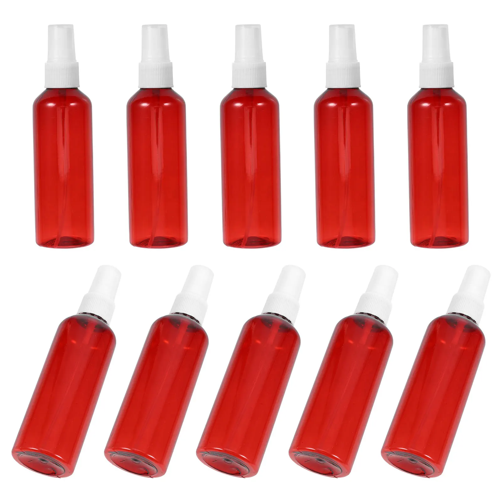 

10pcs Brown Spray Bottle 100ML Tea Color Plastic Cosmetics Alcohol Perfume Light Protection Portable Travel Mist Sprayer Empty