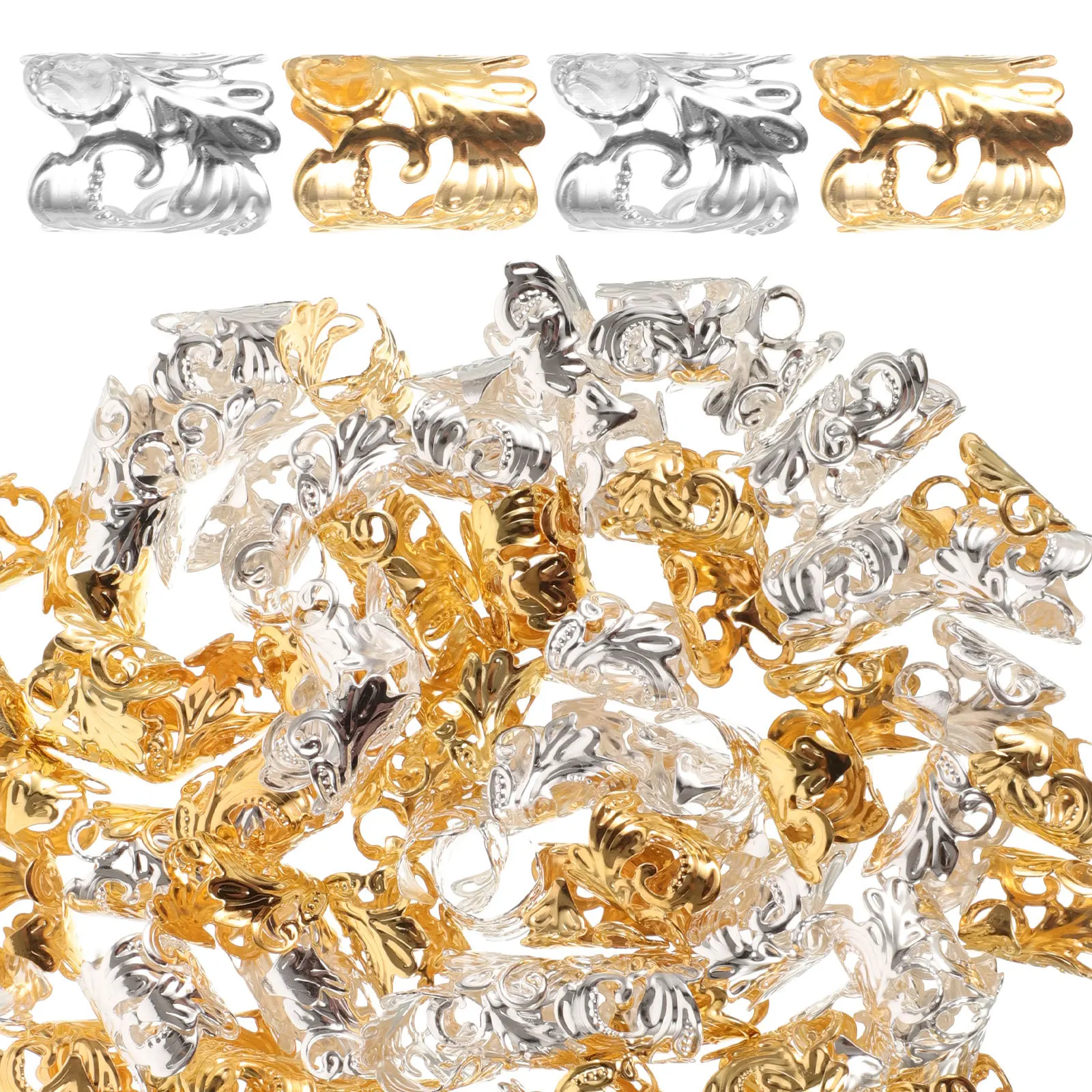 

100Pcs Dreadlock Rings Braid Clips Hair Jewelry for Women Braids Accessories Durable Comfortable Easy to Wear Hair Jewelry