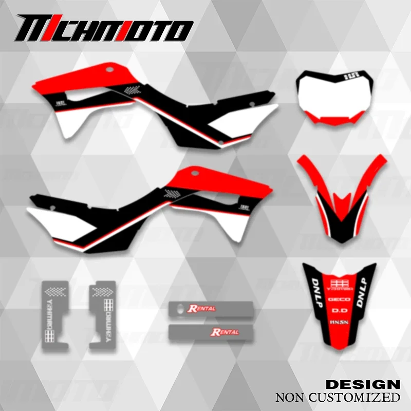 

MCHMFG для Honda 2019 2020 2021 CRF125F CRF 125F мотоциклетные фоны, графические наклейки, наборы наклеек