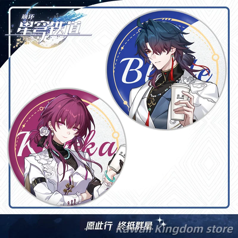 Honkai: Star Rail Kafka Blade Anime Cosplay Group Photo Transparent Card Polaroid Badge Mascot Student Accessory Fans Gift