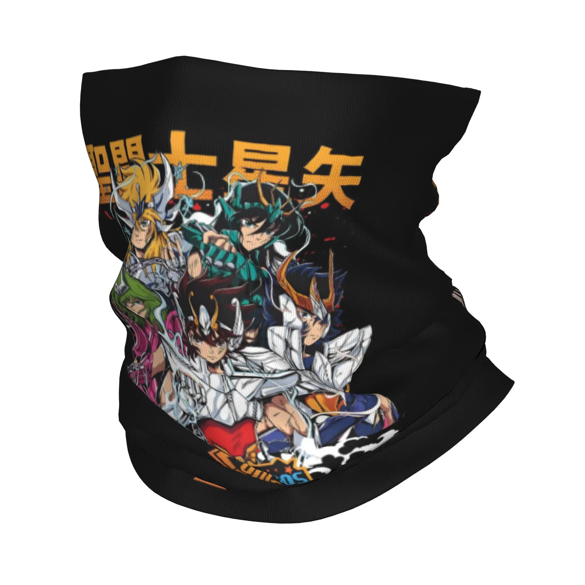 Saint Seiya Caballeros del Zodíaco Bandana Cuello Polaina Protección UV Cara Bufanda Cubierta Manga Dibujos Animados Anime Diadema Tubo Pasamontañas