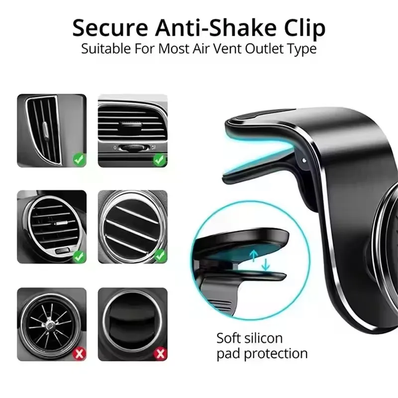 Picture 6: Magnetic Car Phone Holder Universal Air Vent Car Phone Mount Mobile GPS Support for iPhone Huawei Samsung 360° Rotation Bracket